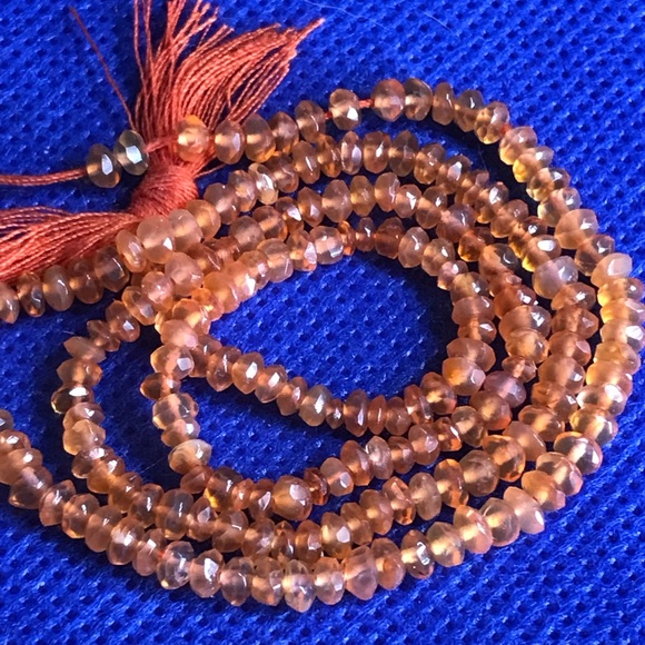 Carnelian 3X2mm - Picture 2 of 9